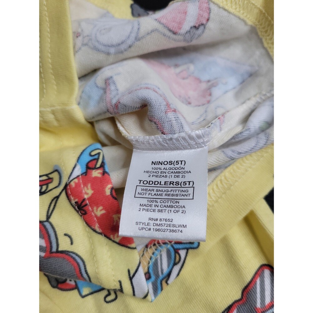2 sets of size 5T character pajamas - Picture 5 of 8
